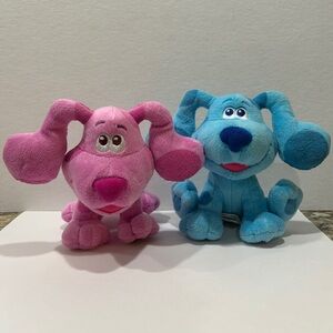 Blue’s Clues Mini Plush Bundle | Blue & Magenta | Official Nickelodeon Toys
